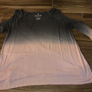 Long Sleeve ombré American Eagle shirt